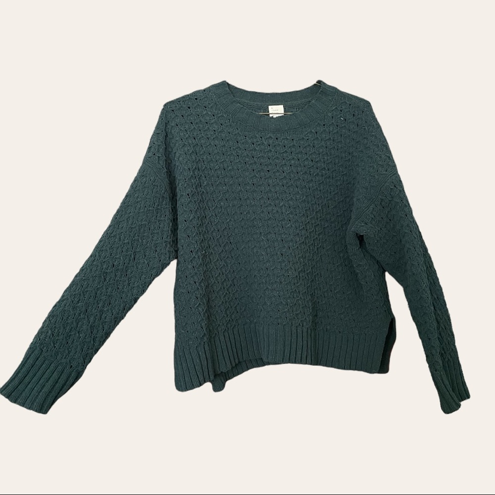 Forrest green knitted sweater